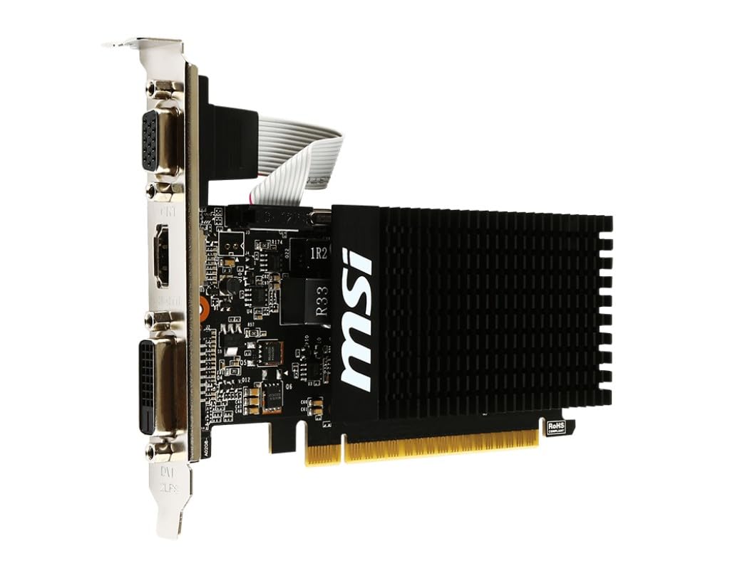 MSI GT 710 2 GB ddr3_sdram pci_e 2GD3H LP DDR3 Gaming Graphic Card