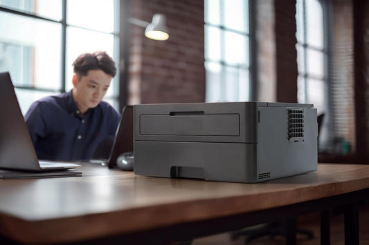 Brother HL-L2440DW (New Launch) Auto Duplex Laser Printer, 30 PPM Print Speed, LCD Display, 64 MB Memory, (WiFi WiFi Direct LAN USB), 250 Sheet Paper Tray, 3000 Pages Inbox Toner, Free Installation