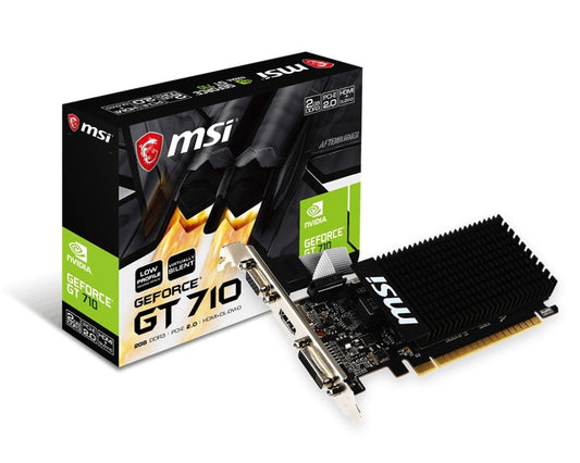 MSI GT 710 2 GB ddr3_sdram pci_e 2GD3H LP DDR3 Gaming Graphic Card