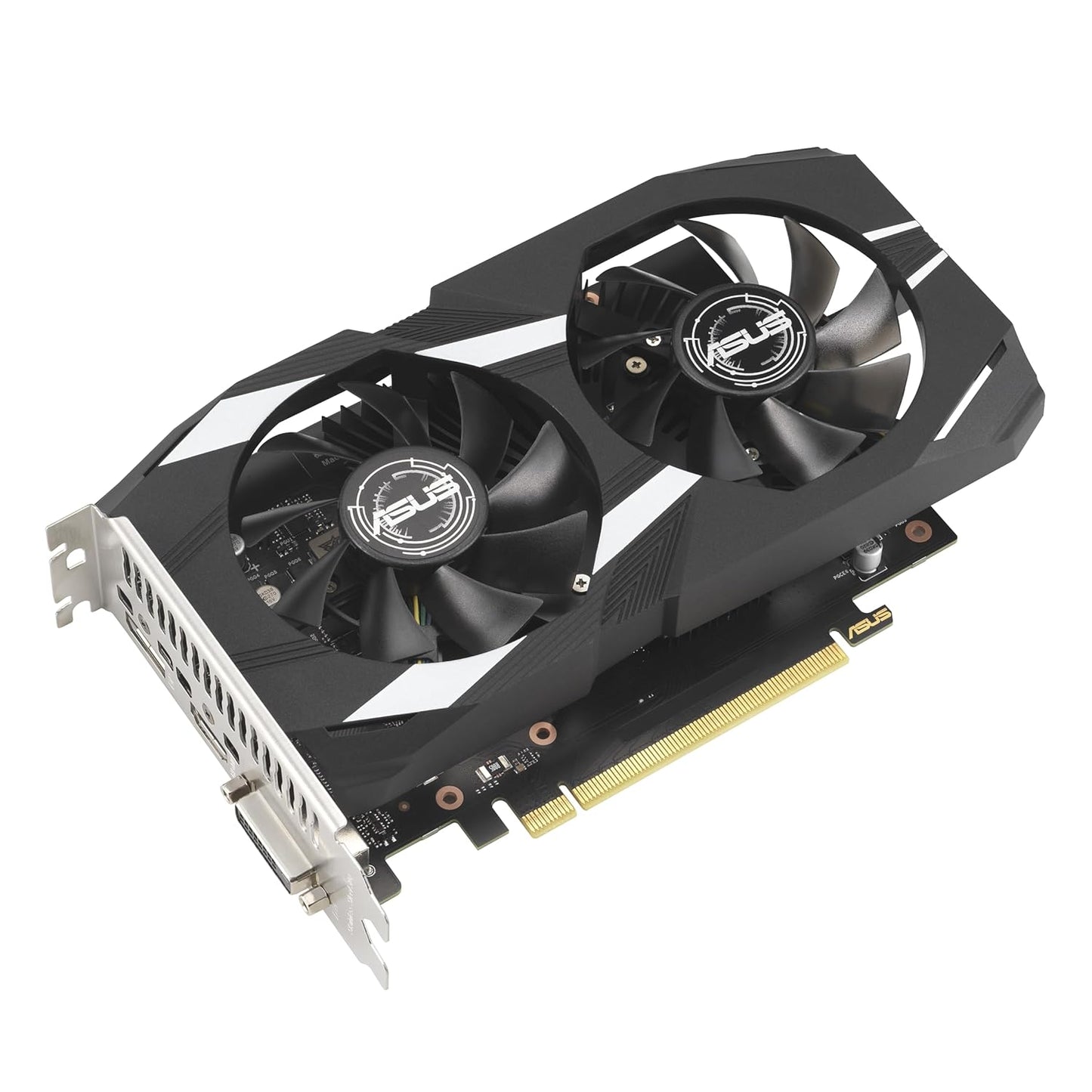 ASUS Dual NVIDIA Geforce RTX 3050 6GB OC Edition Gaming Graphics Card-pci_e_x16 4.0, 6GB GDDR6 Memory, HDMI 2.1, Displayport 1.4A, 2-Slot Design, Axial-Tech Fan Design, 0Db Technology, Steel Bracket