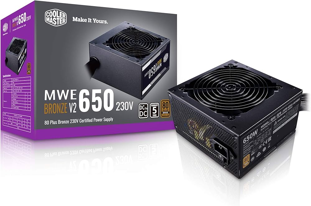 Cooler Master MWE 650 Bronze V3 Power Supply
