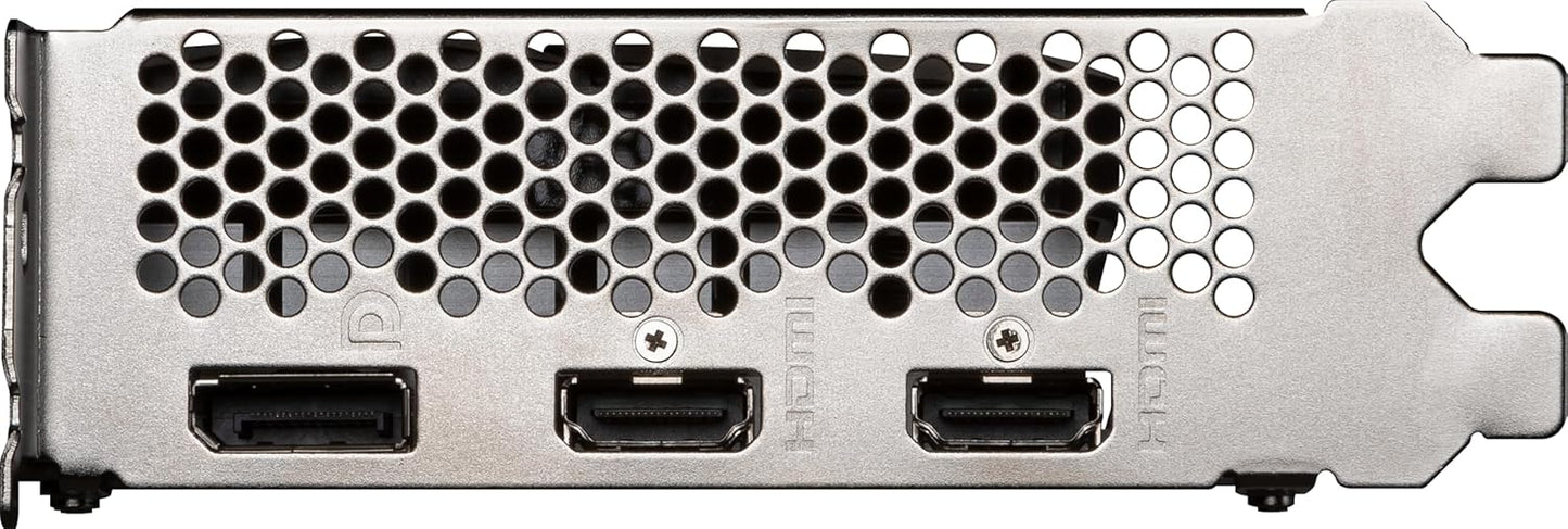 MSI GeForce RTX 3050 Ventus 2X E 6G OC PCI_E Graphic Card - Nvidia Geforce RTX 3050 Gpu, 6Gb GDDR6 96-Bit Memory, 14 Gbps, PCI Express Gen 4 x16Interface, Up to 1492 Mhz, Dual Fan